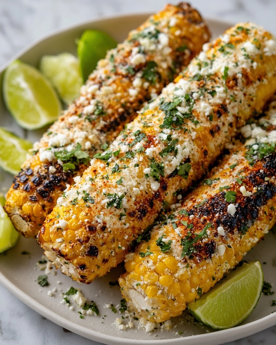 Quick and Easy Cheesy Elote with Lime Recipe - Recipe Image