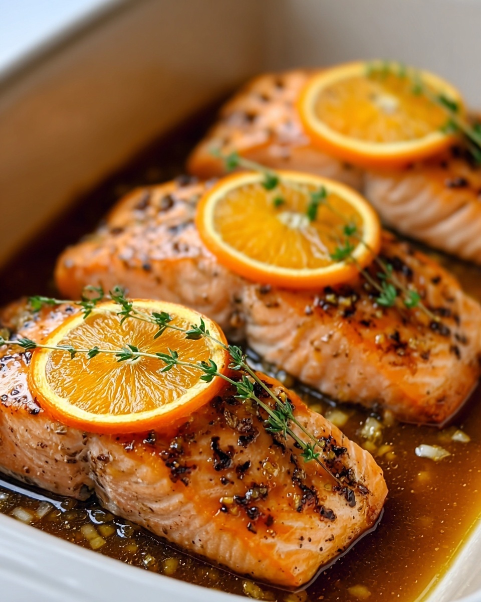 Easy One-Pan Salmon With Orange and Thyme Recipe - Recipe Image