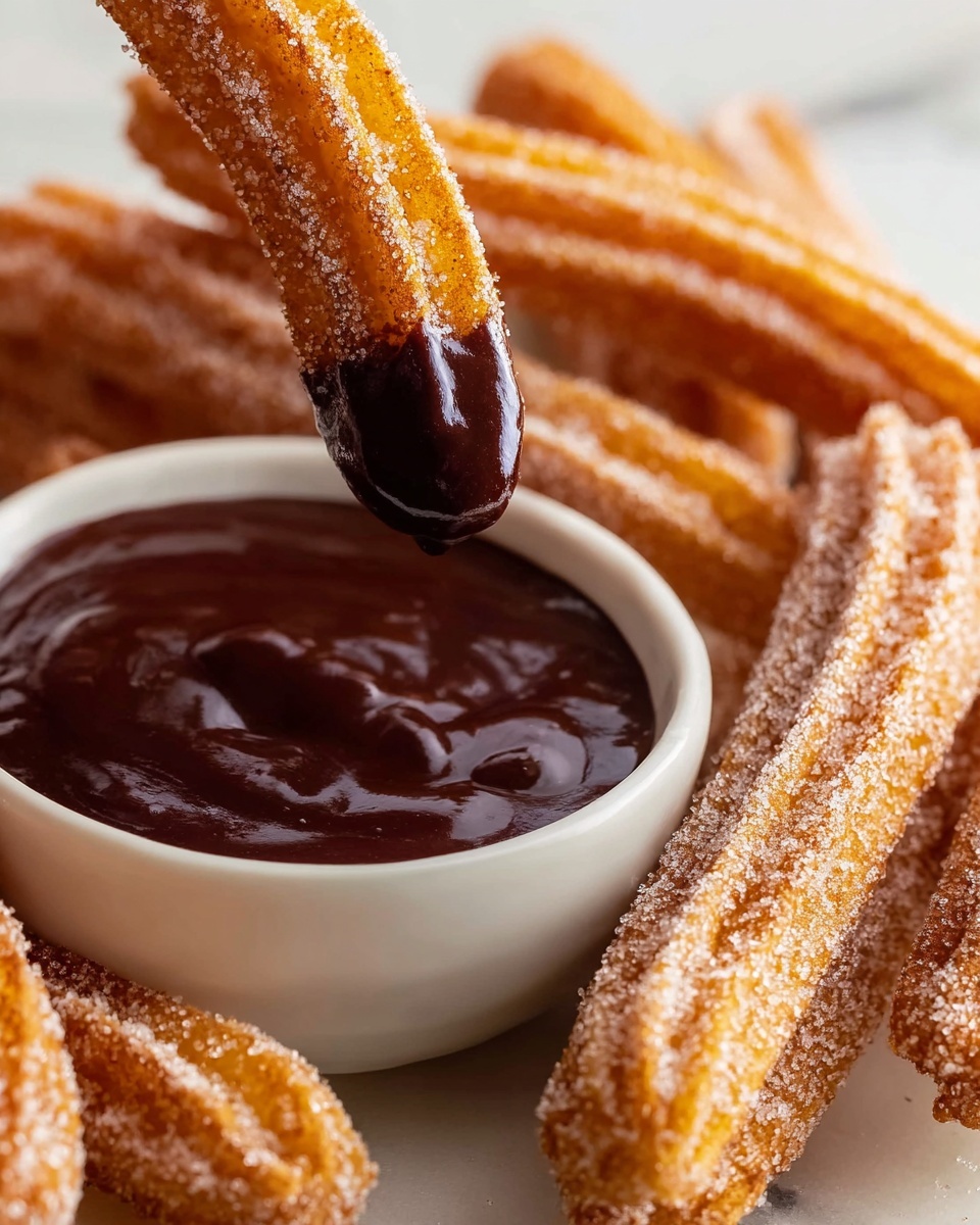 Homemade Crispy Churros with Cinnamon Sugar Recipe - Recipe Image