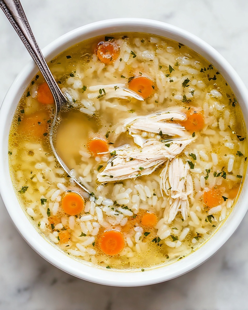 Homemade Chicken and Rice Soup Recipe - Recipe Image