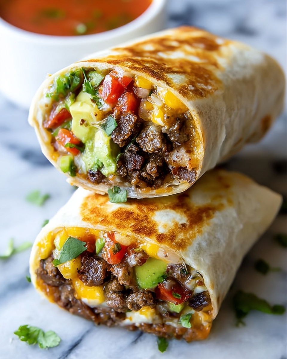 Homemade Beef Burritos Recipe - Recipe Image