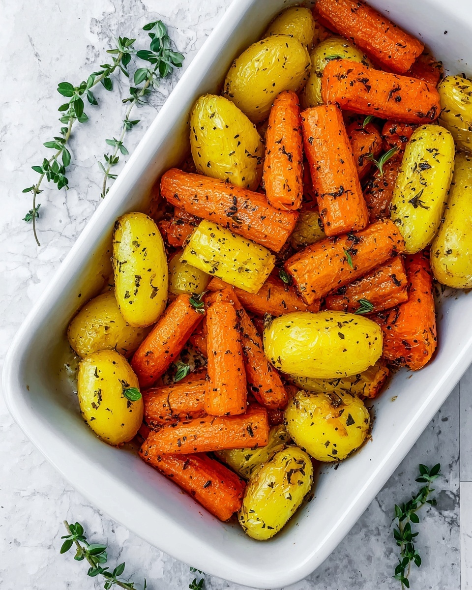 Savory Maple Roasted Carrots and Parsnips Recipe - Recipe Image