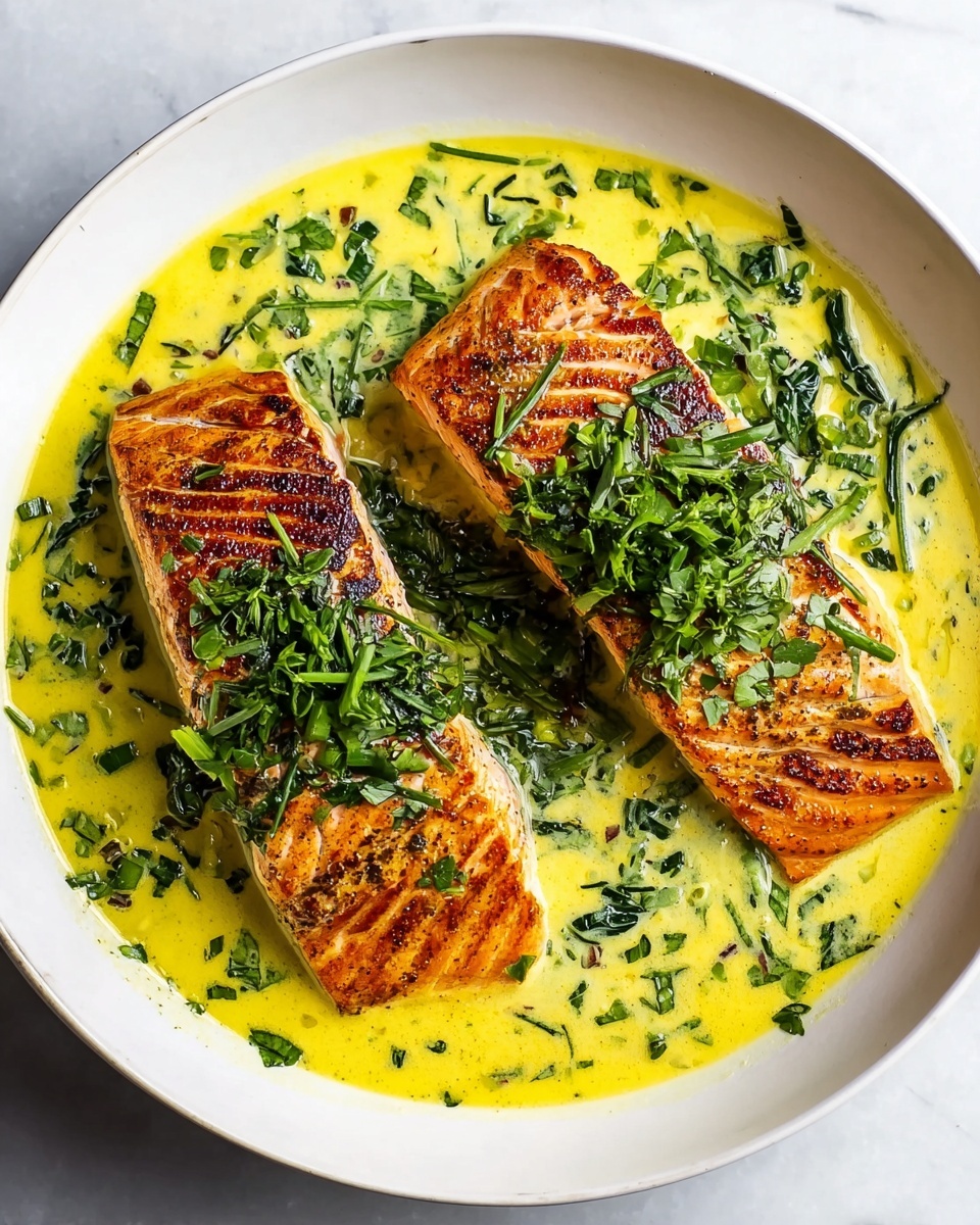 Savory Salmon in Turmeric Coconut Sauce Recipe - Recipe Image