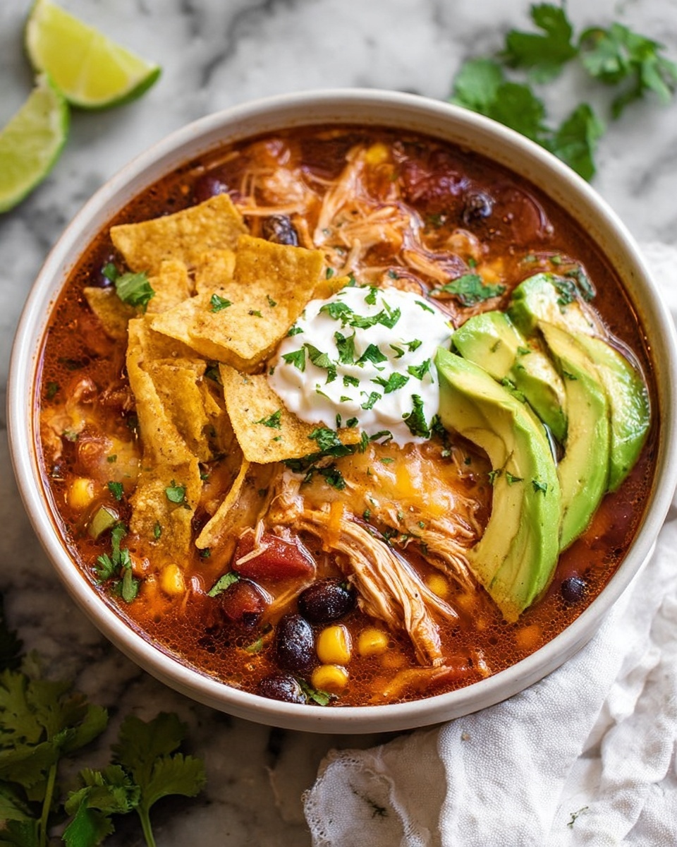 Instant Pot Chicken Tortilla Soup Recipe - Recipe Image