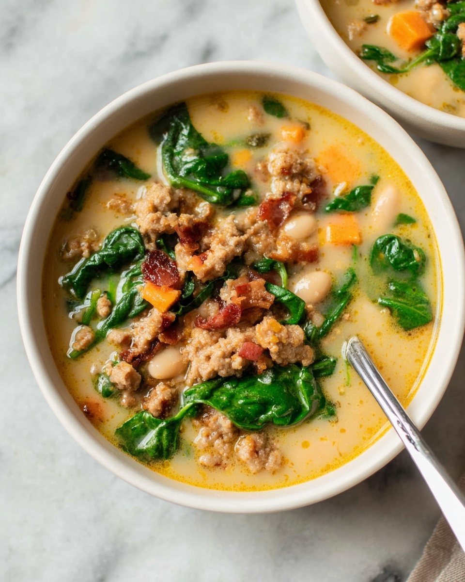 Italian Sausage White Bean Soup Recipe - Recipe Image