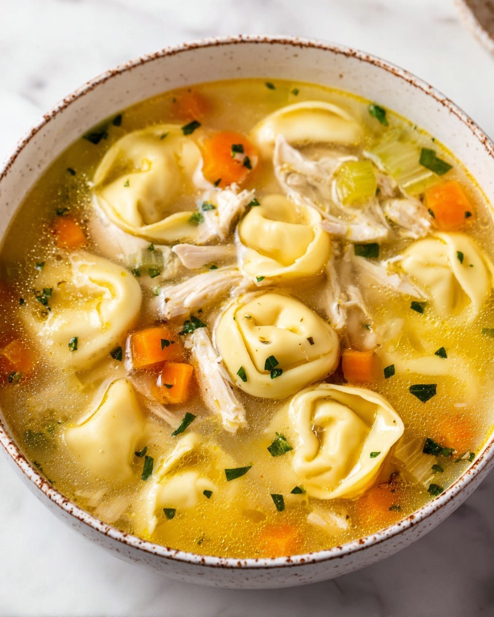 Easy Chicken Tortellini Soup Recipe - Recipe Image