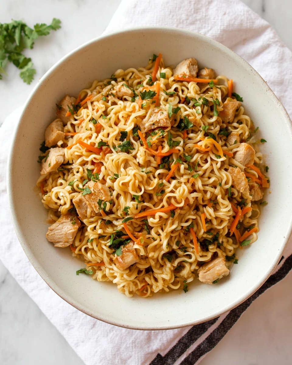 Easy Chicken Ramen Stir-Fry Recipe - Recipe Image