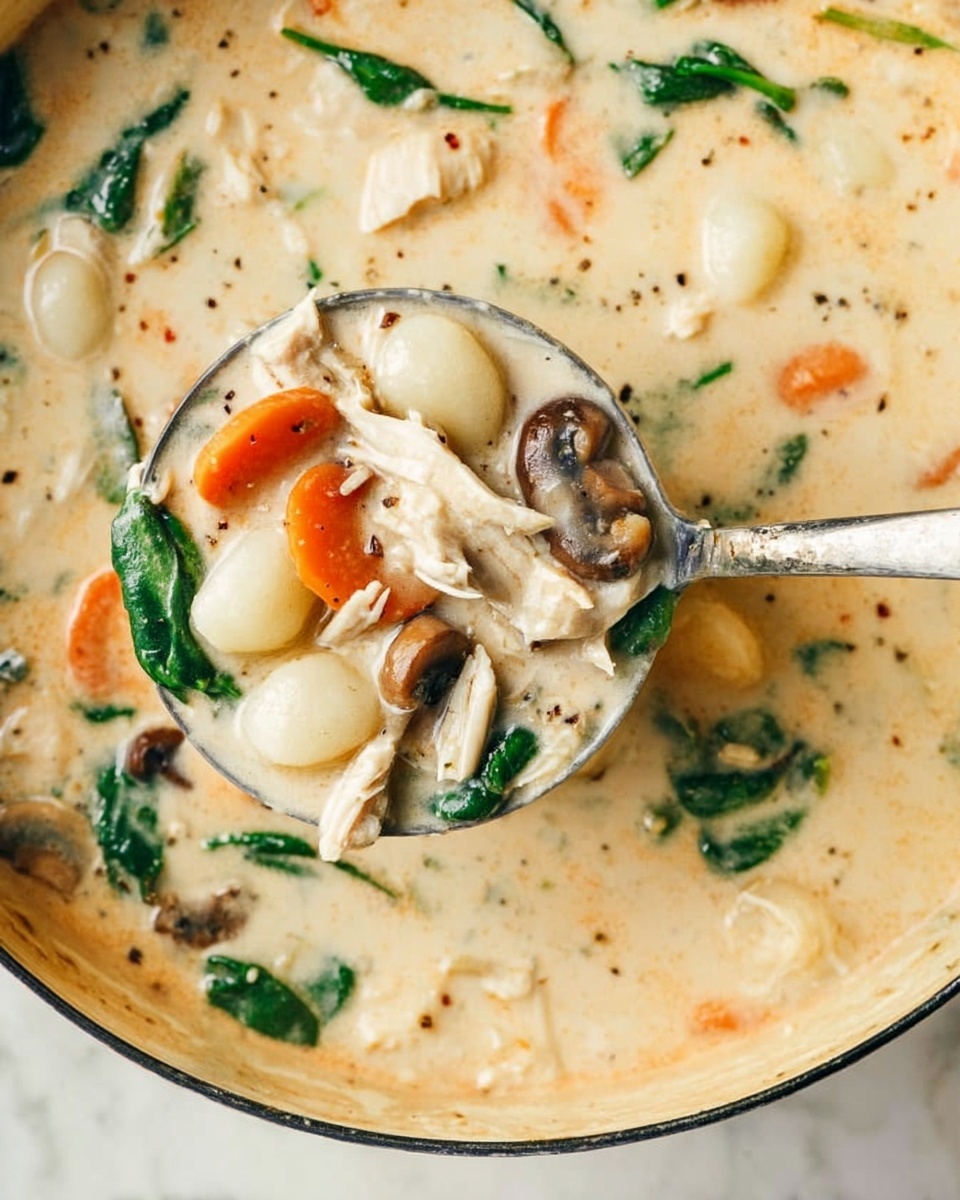 Easy Chicken Gnocchi Soup Recipe - Recipe Image