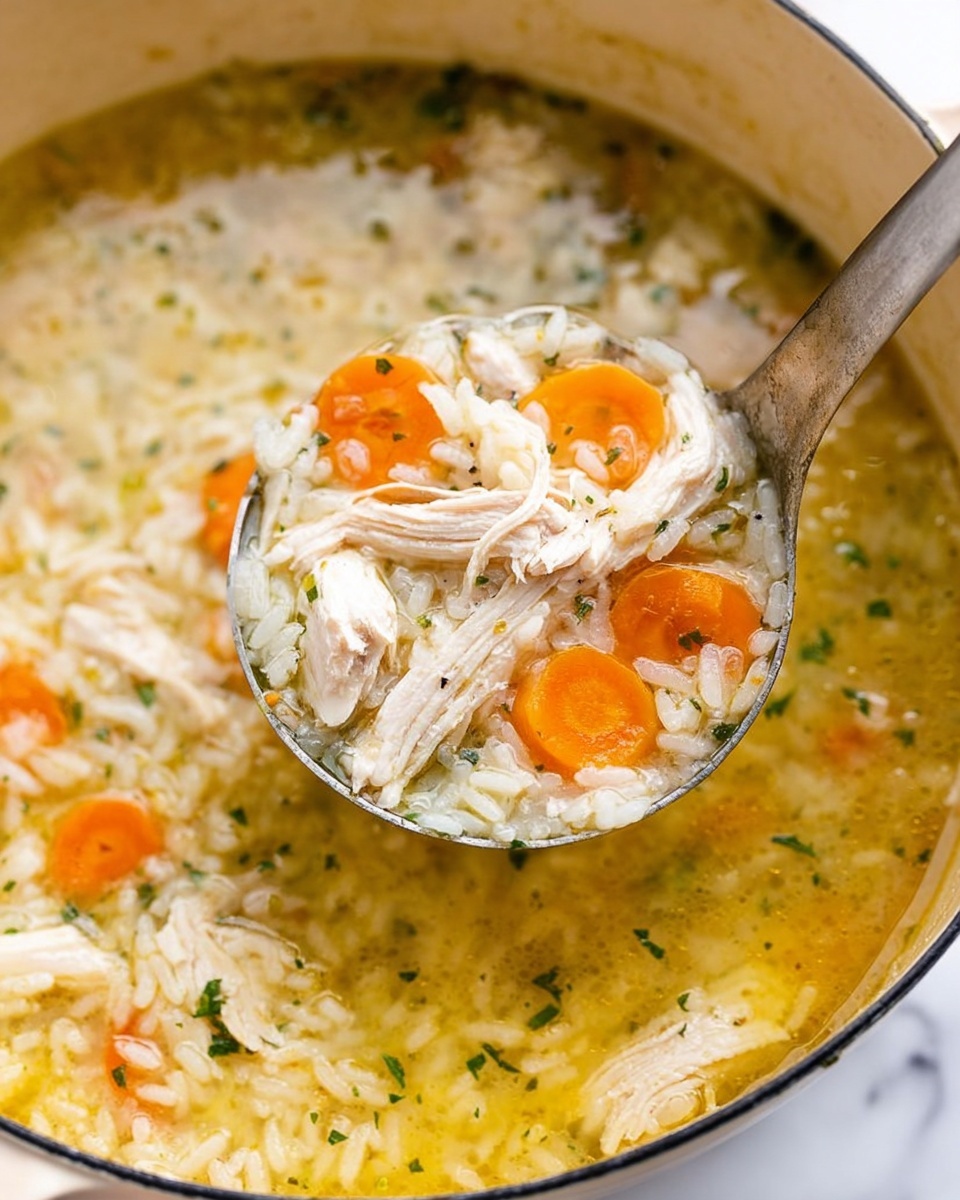 Easy Chicken and Rice Soup Recipe - Recipe Image