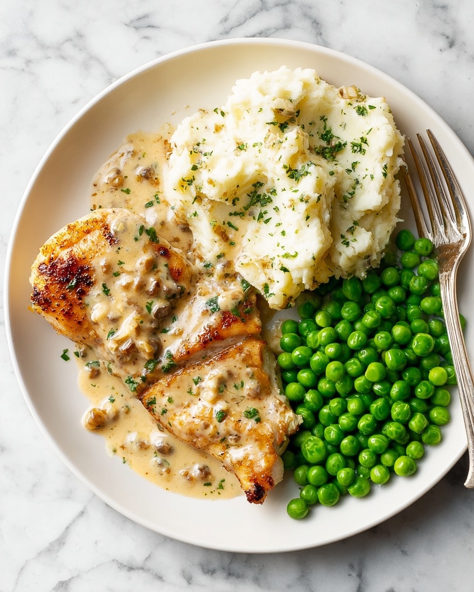 Boursin Chicken with Herb Cream Sauce Recipe - Recipe Image