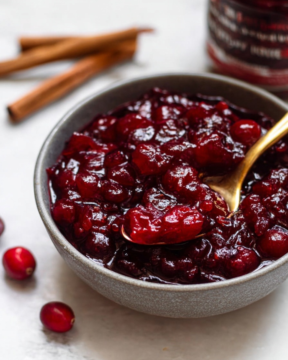Boozy Cranberry Sauce with Grand Marnier Recipe - Recipe Image
