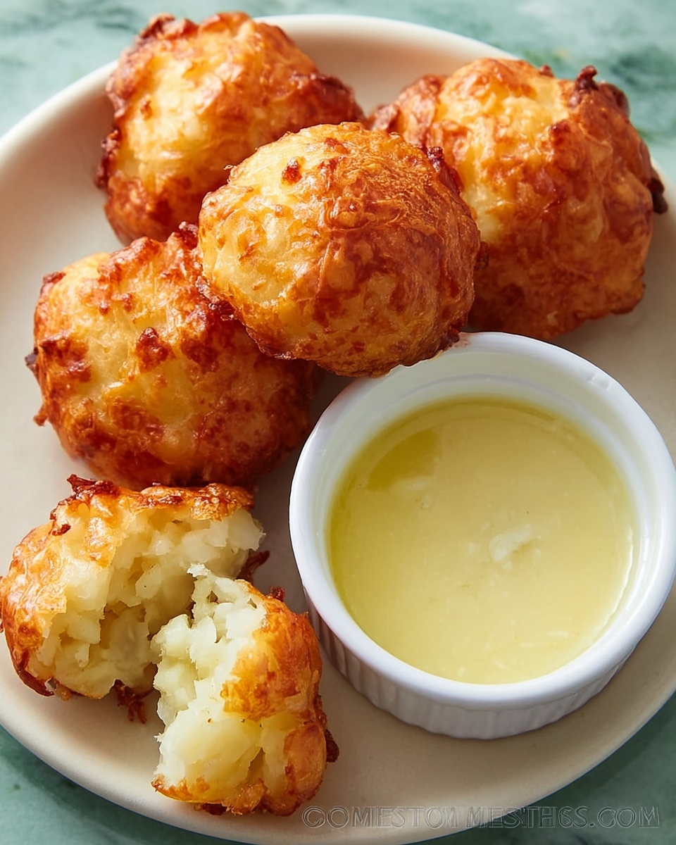 Russian Potato Piroshki with Garlic Dip Recipe - Recipe Image