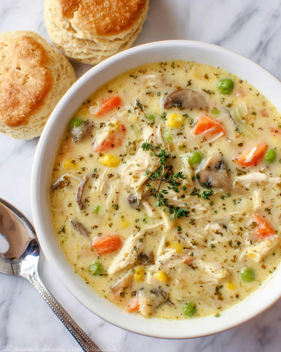 Chicken Pot Pie Soup Recipe - Recipe Image