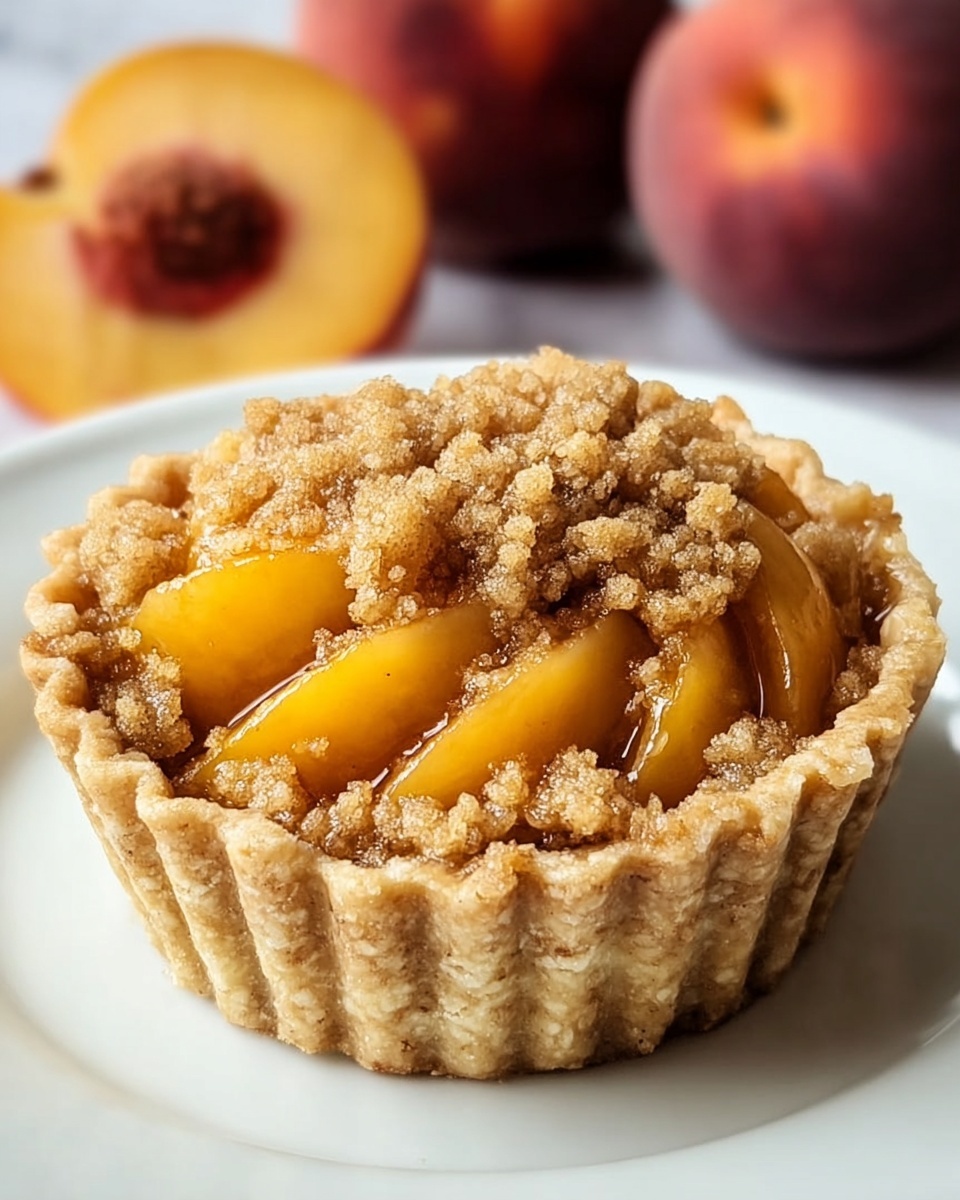 Crumble Mini Peach Pie: Sweet, Buttery, and Perfectly Portable Recipe - Recipe Image