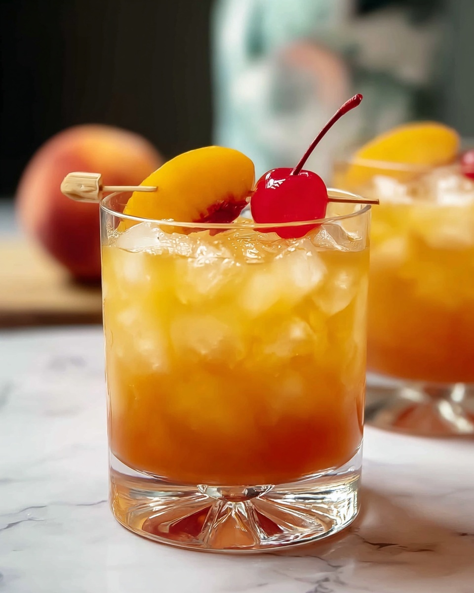 Crown Peach Mixers – Delicious Cocktail Pairings with Crown Royal Peach Whiskey Recipe - Recipe Image