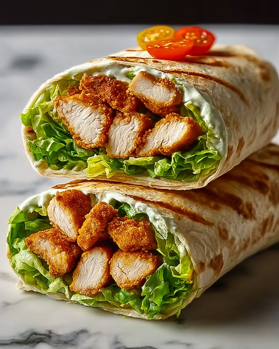 Chicken Caesar Wrap – A Quick and Delicious Lunch Idea Recipe - Recipe Image