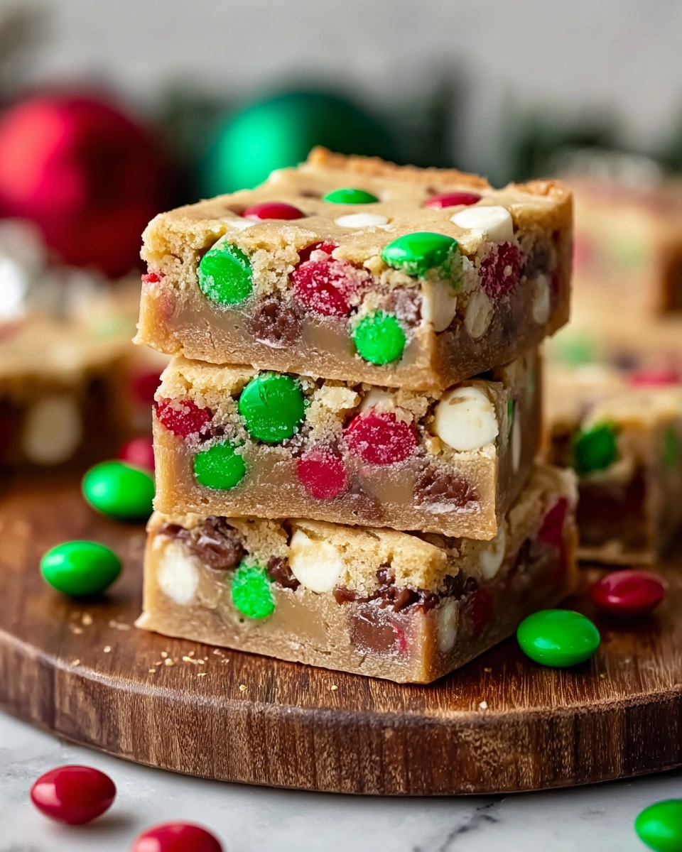 Christmas Cookie Bars: A Festive and Easy Holiday Treat Recipe - Recipe Image