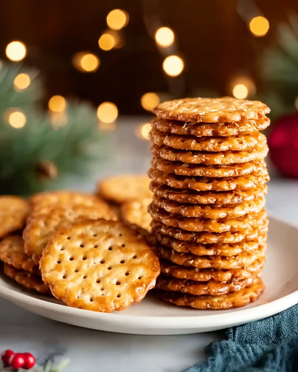 Baked Seasoned Ritz Crackers Recipe - Recipe Image