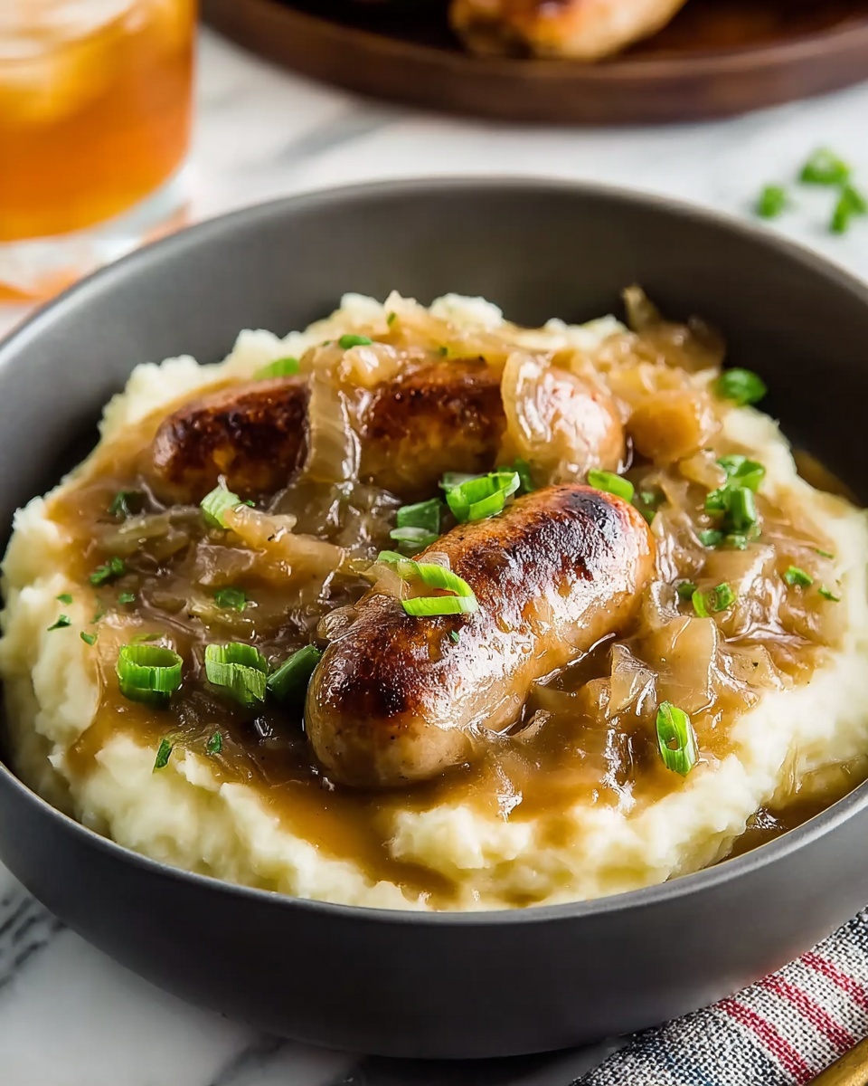 Irish Bangers and Mash Recipe - Recipe Image