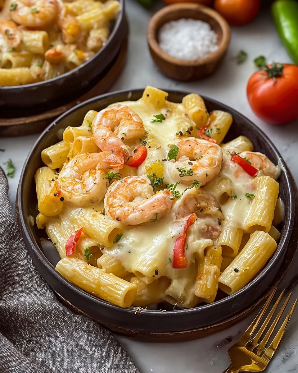 Creamy Jamaican Shrimp Pasta Recipe - Recipe Image