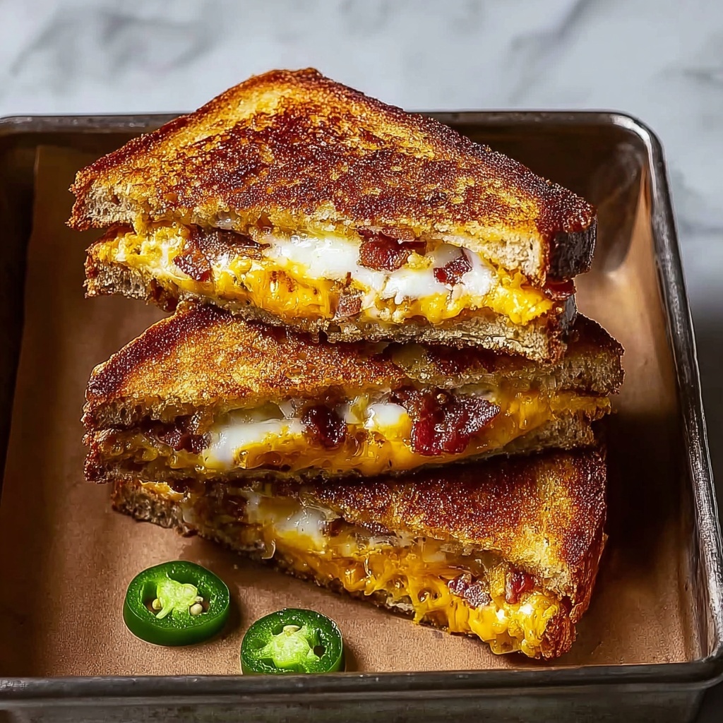 Jalapeño Popper Grilled Cheese: The Ultimate Spicy Comfort Food Recipe - Recipe Image
