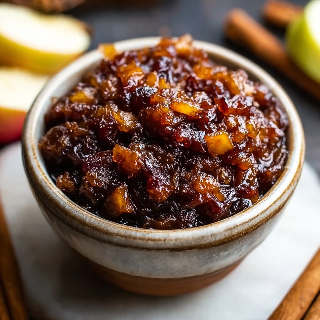 Sweet and Savory Apple Bacon Jam – Easy Homemade Gourmet Spread Recipe - Recipe Image