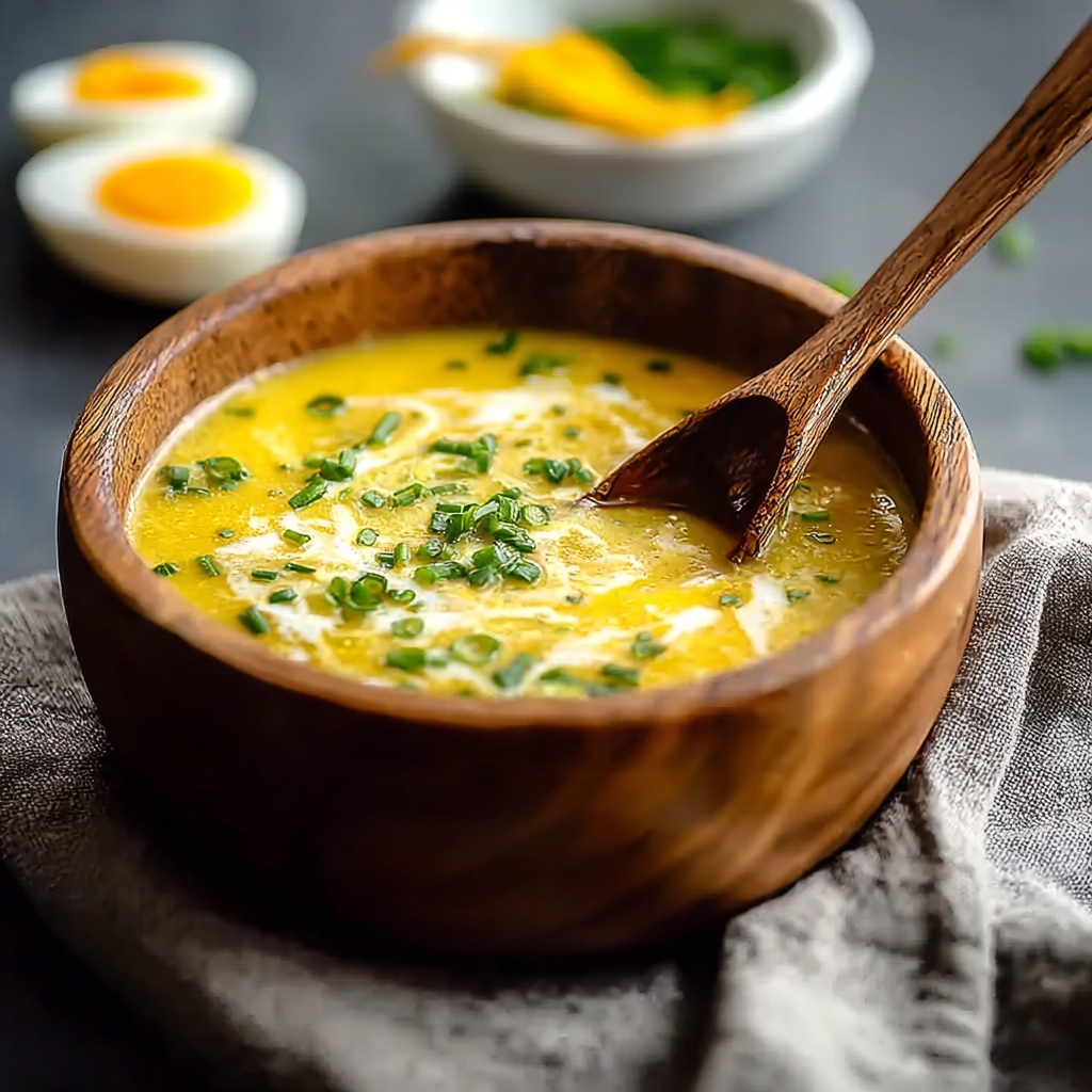 Egg Drop Soup Restaurant-Style Recipe – Quick and Silky Recipe - Recipe Image