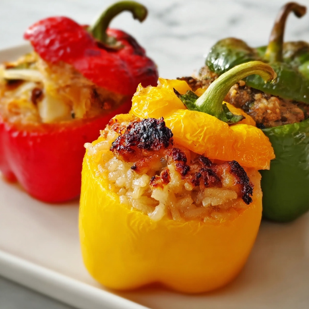 Roasted Stuffed Bell Peppers Recipe - Recipe Image