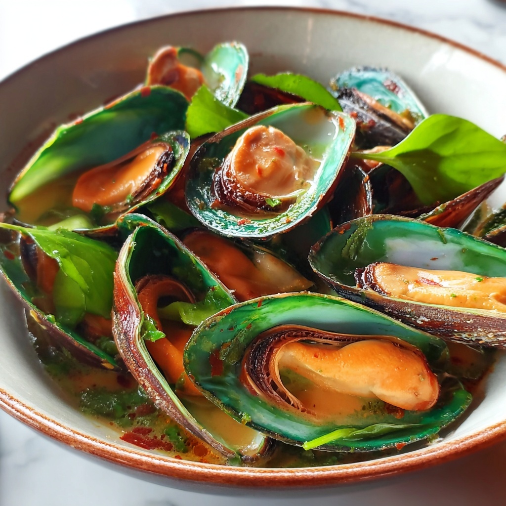 Thai Coconut Curry Mussels Recipe - Recipe Image