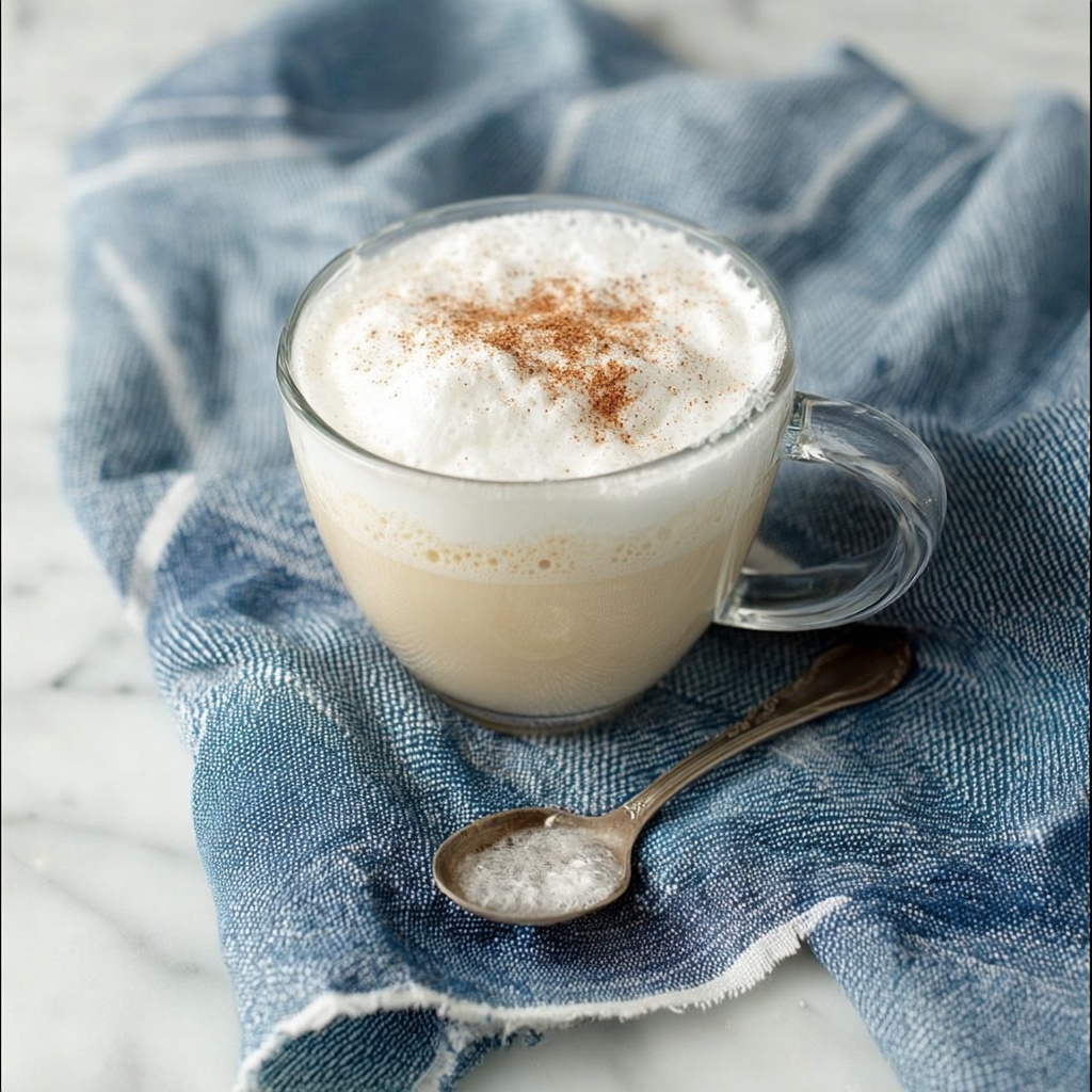 Honey Cinnamon Milk Steamer Drink Recipe - Recipe Image