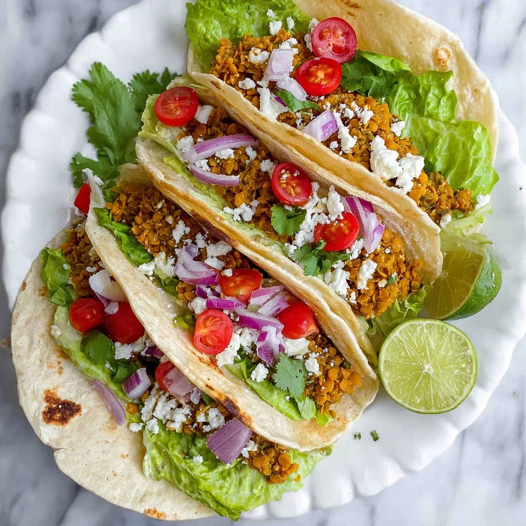 Red Lentil Tacos Recipe - Recipe Image