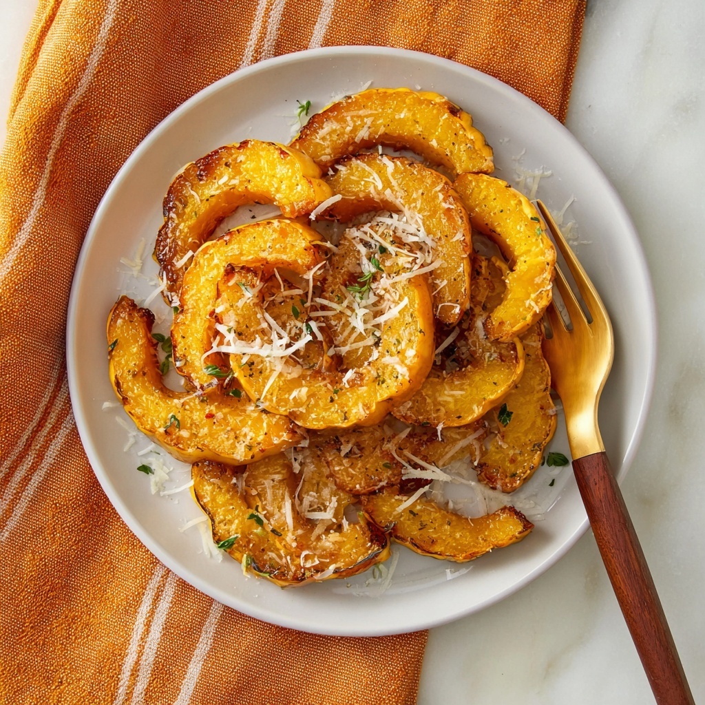 Air Fryer Delicata Squash with Parmesan Recipe - Recipe Image