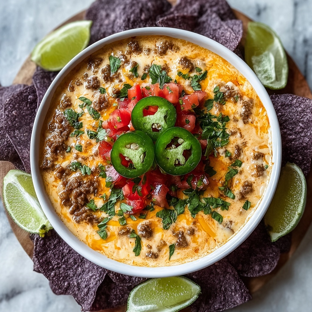 Spicy Smoked Cowboy Queso with Cheddar Recipe - Recipe Image