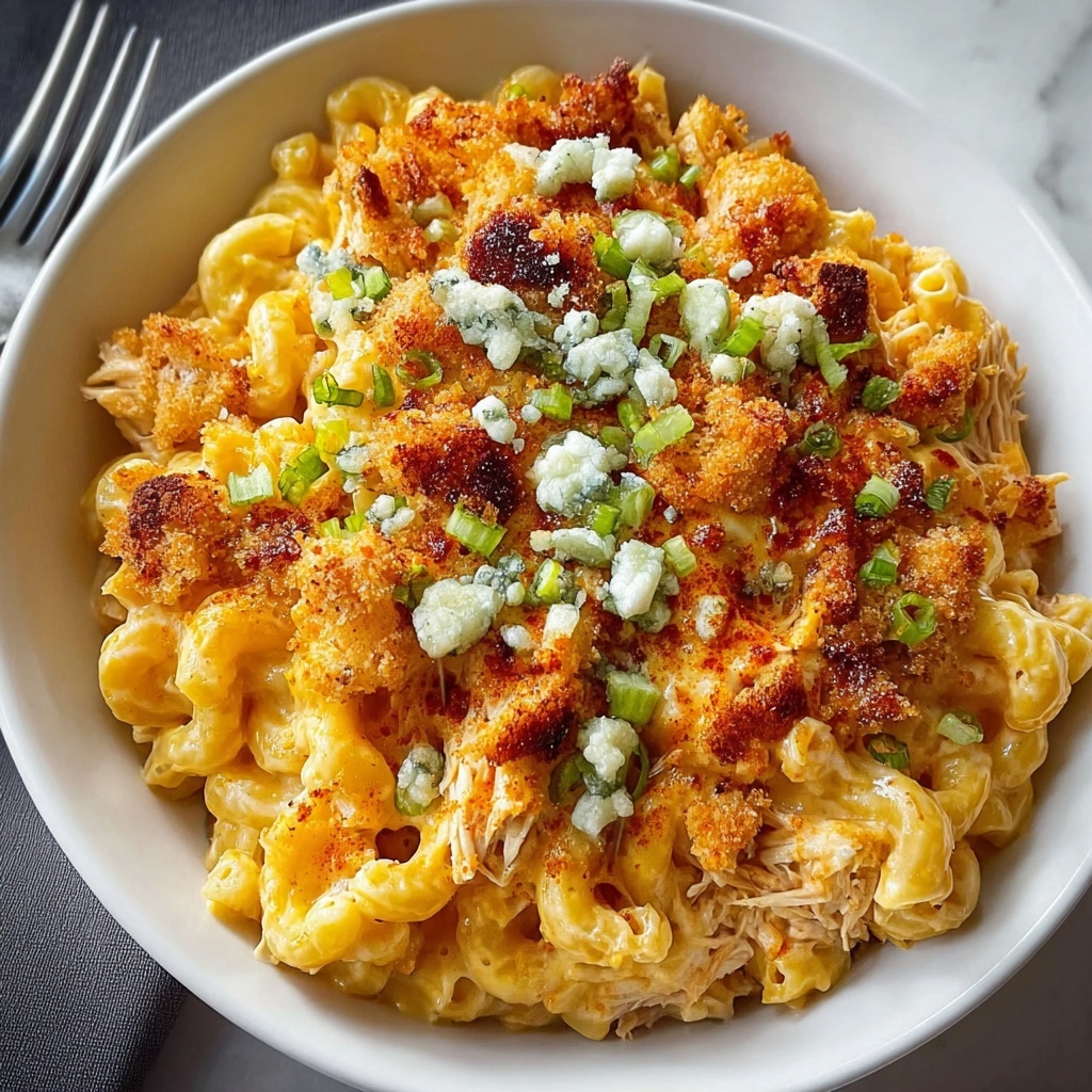 Buffalo Chicken Macaroni and Cheese Recipe - Recipe Image