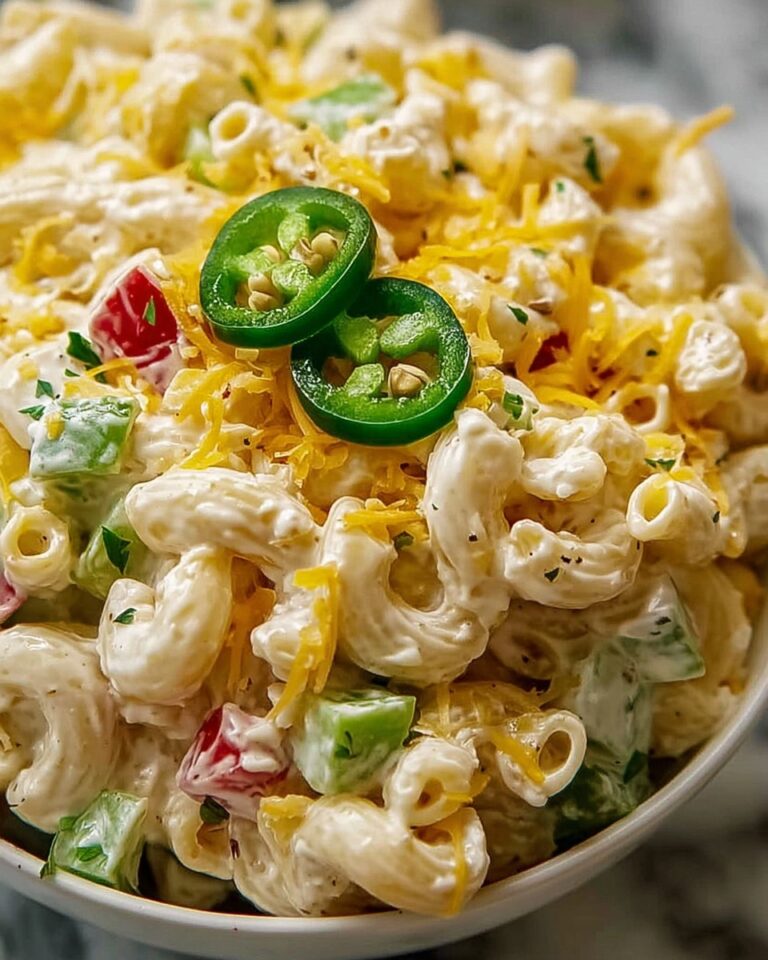 Jalapeño Popper Macaroni Salad Recipe