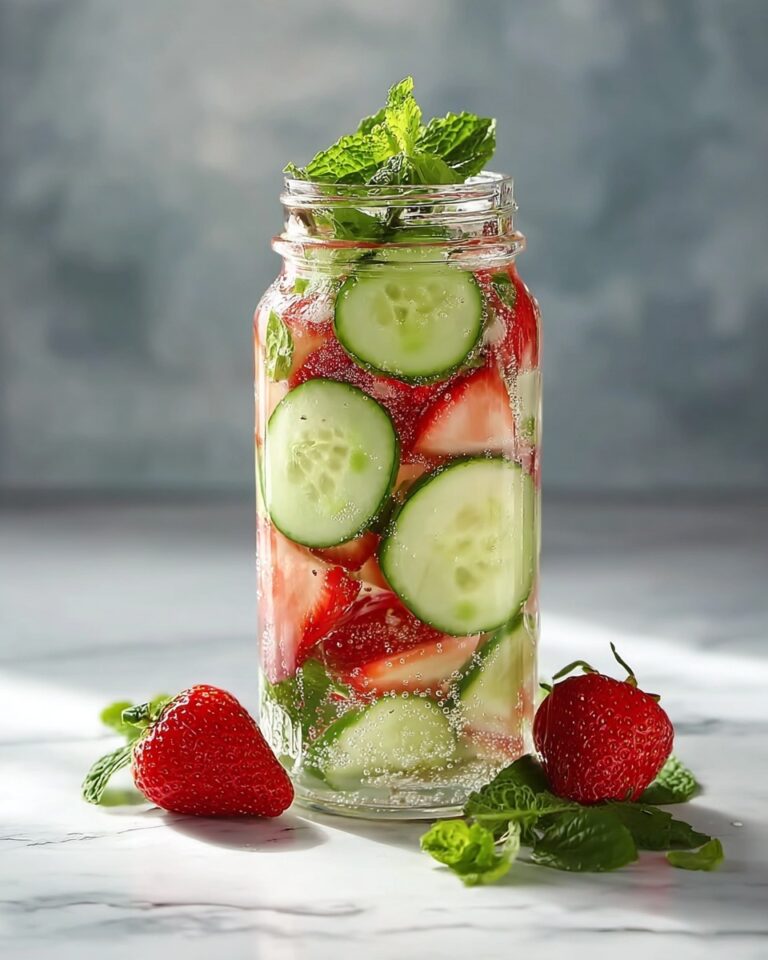 Strawberry Cucumber Lime Infused Water Recipe
