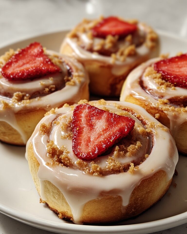 Strawberry Cheesecake Cinnabon Rolls Recipe