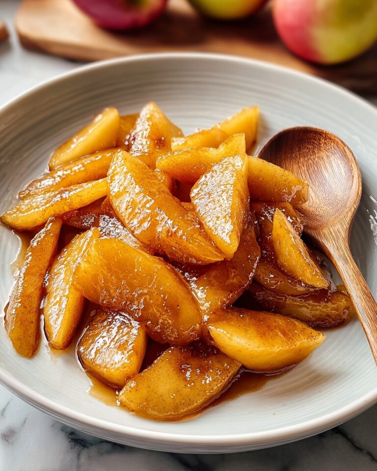 Fried Apples with Cinnamon and Lemon Recipe