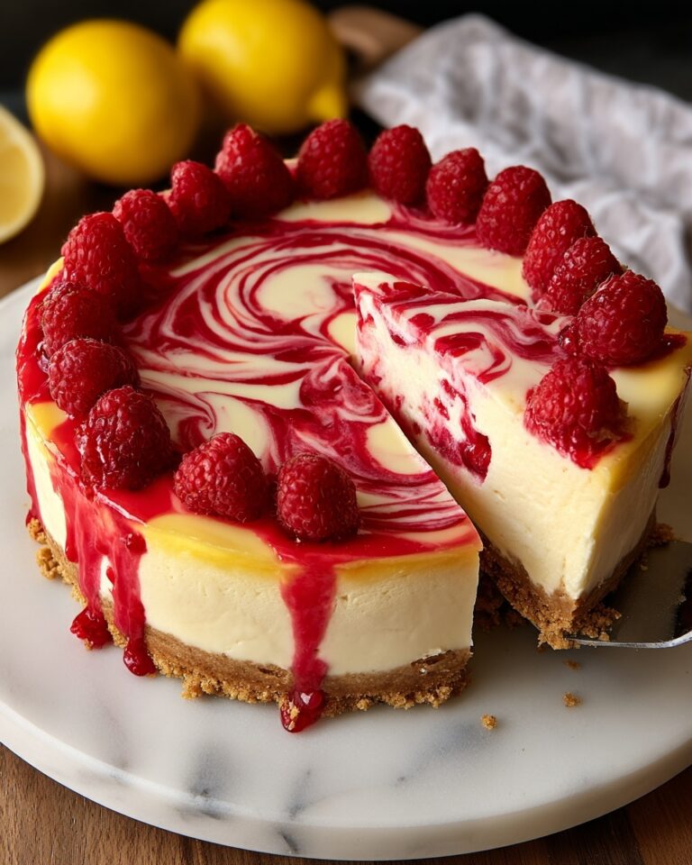 Lemon Raspberry Cheesecake Recipe