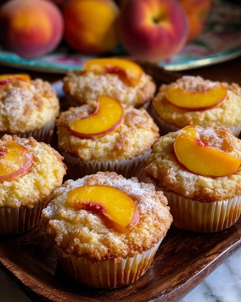 Peach Financiers: Elegant French Almond Cakes Recipe