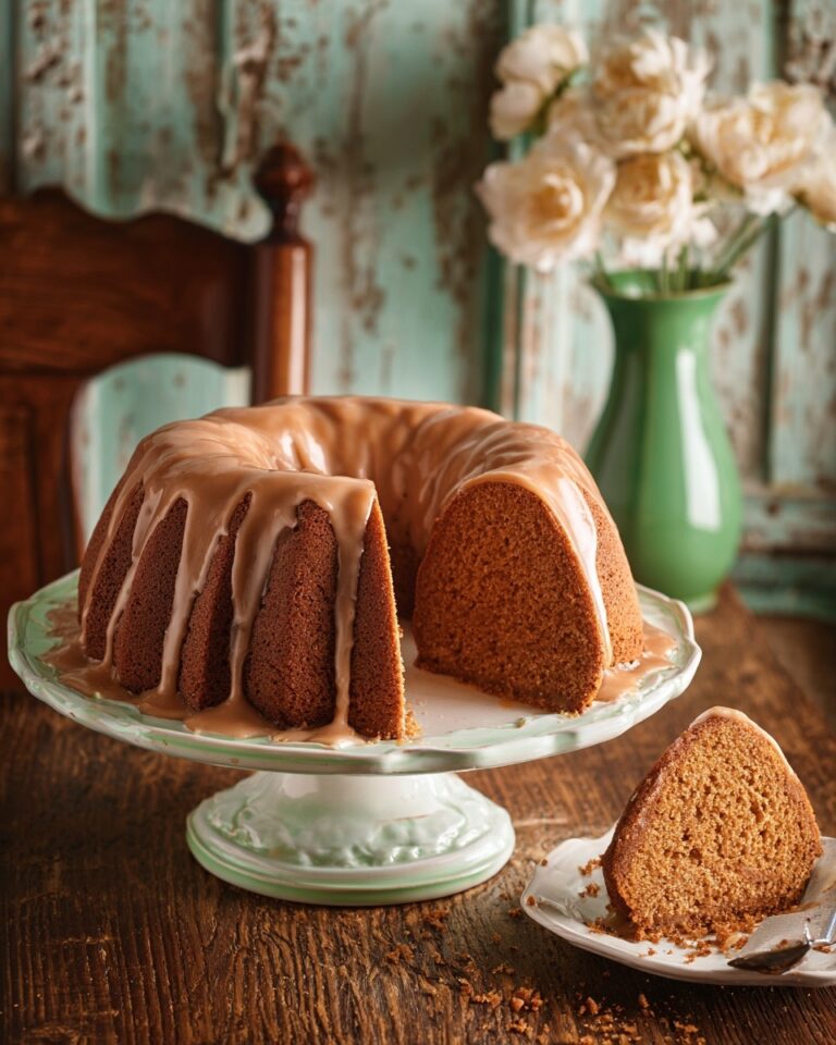 Brown Sugar Caramel Pound Cake Recipe