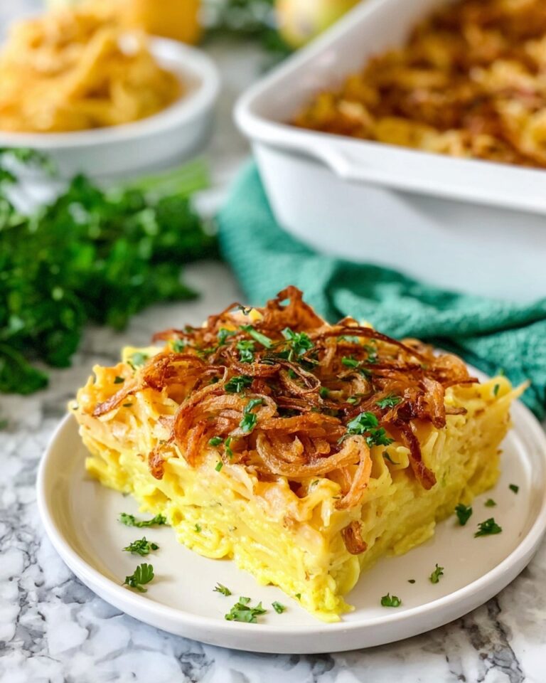French Onion Chicken Noodle Casserole Recipe