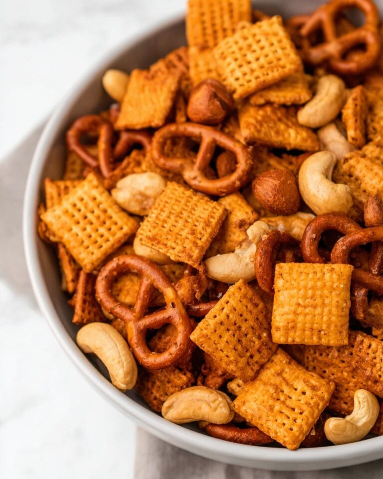 Air Fryer Buffalo Chex Mix Recipe