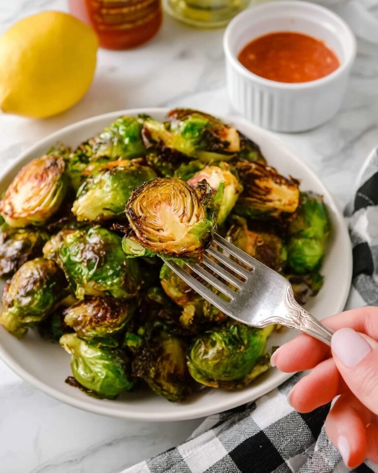 Air Fryer Bang Bang Brussels Sprouts Recipe