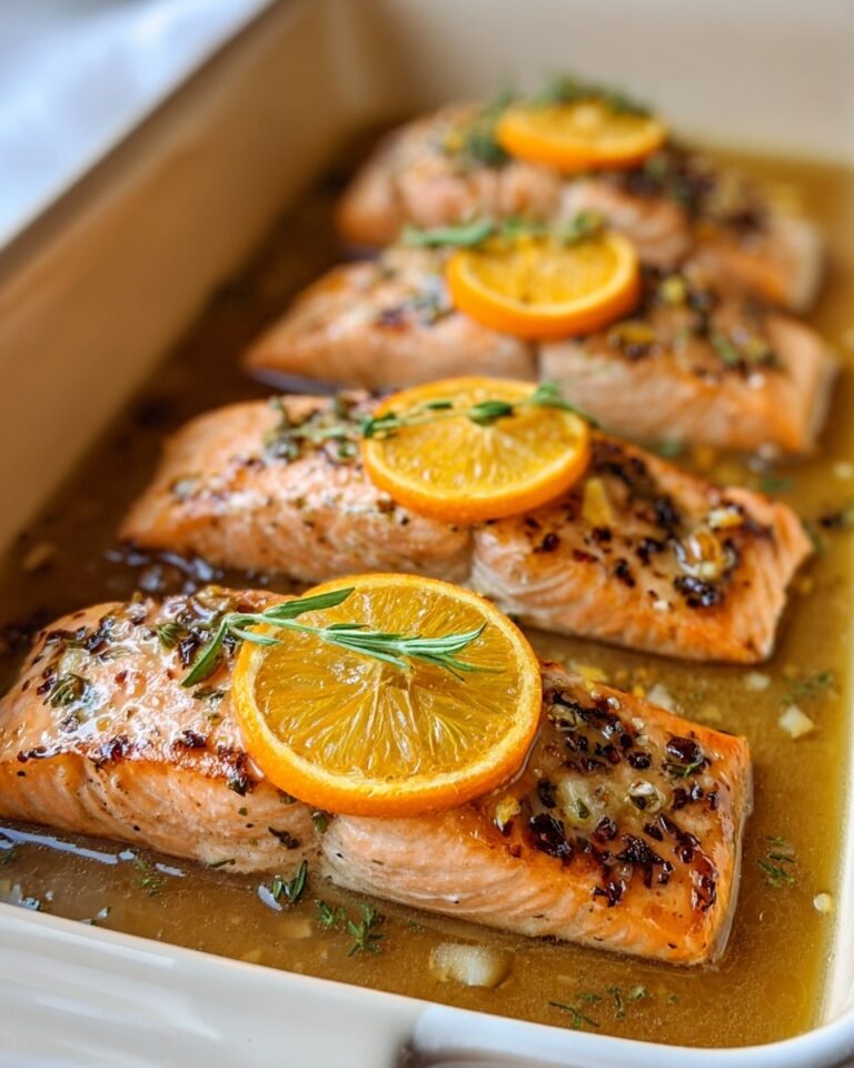 Easy One-Pan Salmon With Orange and Thyme Recipe