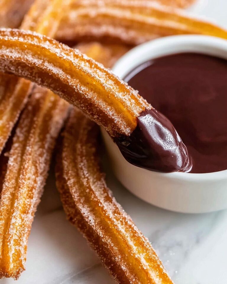 Homemade Crispy Churros with Cinnamon Sugar Recipe