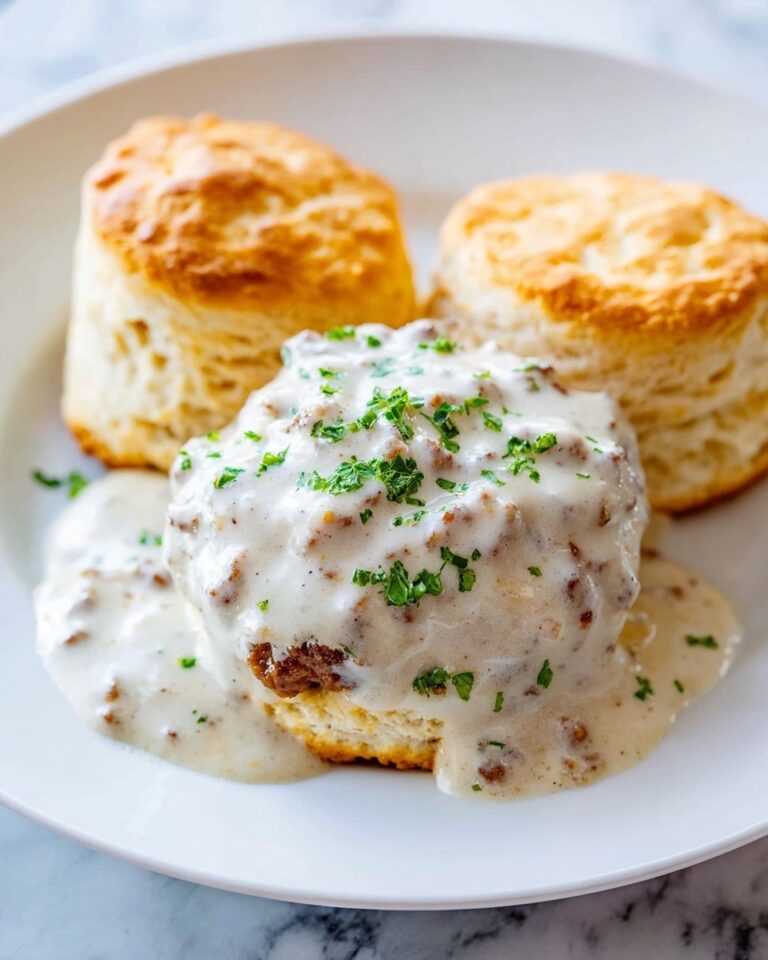 Homemade Biscuits and Sausage Gravy Recipe