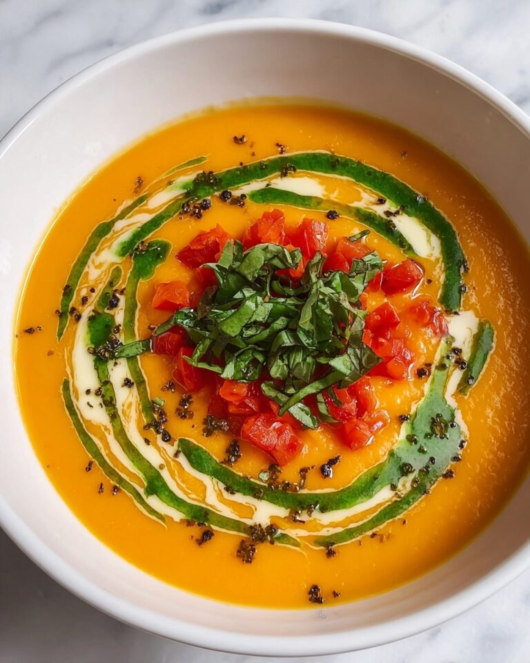 Creamy Harissa Butternut Squash Soup Recipe