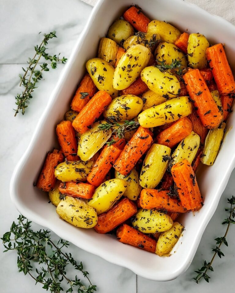 Savory Maple Roasted Carrots and Parsnips Recipe