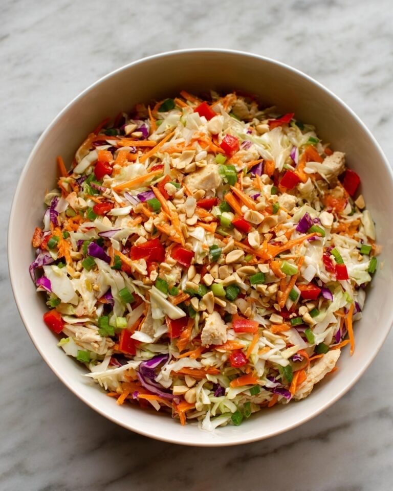 Thai Chicken Salad with Peanut Dressing Recipe